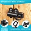 Pack of 2 automatic door latches, spring latches, lock lock,