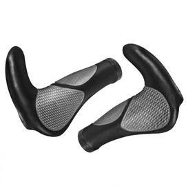 YEWILD Bicycle Grip, Handle Grip, Ergonomic, Shock Absorbing, Fatigue, Anti-Slip, Durable, Universal, Easy Installation, Includes Tools, Cross Bike, Mountain Bike, Inner Diameter 0.9 inches (22.2 mm)