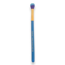 F.A.R.A.H Brushes Premium Quality Tapered Blending 35E Makeup Brush - Perfect For Blending Liquid, Cream, or Flawless Powder Cosmetics - Buffing, Stippling, Concealer (Blue)