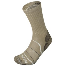 Lorpen T2 Hunting Light Eco Sock, Perfect for Hunting, Unisex Design, Eco-Friendly & Sustainable, Medium Thickness, Reinforced Sole, Brown, Size Large, 2-pack