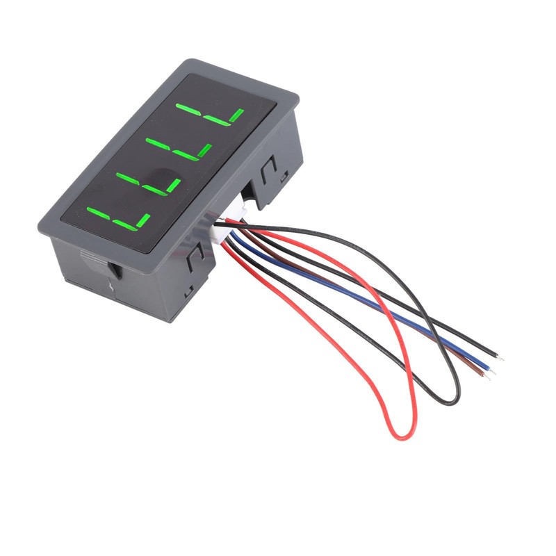 QANYEGN Digital LED Tachometer, Green 4 Digit LED Motor Tachometer,