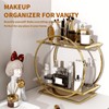 YIWANFW Perfume Organizer for Dresser, 2 Tier Bathroom Counter Organizers