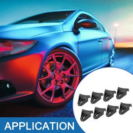A ABSOPRO Car Subwoofer Speaker Grille Clips Fits 4" 6" 8" 10" 12" 15" Installation Bay Black (Set of 8)