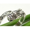 Ring Silver Dragon Ring Size 58 Naga Ring Open Adjustable