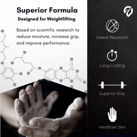 EVMT Brands Liquid Chalk, Mess-Free Gym Chalk for Weightlifting. Sweat-Resistant and Long Lasting for Stronger Grip. Lifting Chalk.