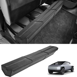 JOYTUTUS Rear Under Seat Storage Box Compatible with Cybertruck 2024, Foldable Second Row Underseat Organizer, Hidden Tray Cybertruck Interior Accessories