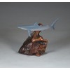 Blue Shark by John Perry 6in Long Sculpture Airbrushed on
