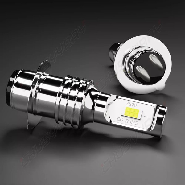 CHUSYYRAY 2 Ultra Bright LED Headlight Bulbs for Yamaha 12V