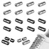 8 Pairs of Metal Capsules for Shoelaces, Elastic Shoelaces Buckle