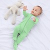 GUISBY Long Sleeve with 2 Way Zipper Pajama for Boys,3-6