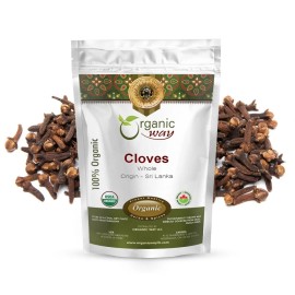 Organic Way Hand Selected Cloves Whole Non GMO & Gluten Free | USDA Certified