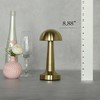 Simple Designs LD1081-GLD 8.88" Mushroom Magic Mini Metal Dimming &