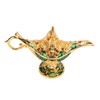 Magic Genie Lamp Exquisite Colorfast Eye Catching Alloy Embossed Pattern