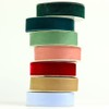 Velvet Ribbon, 5m Single Sided Solid Fabric Ribbon Roll for