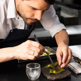 CREATIVECHEF Professional Chef Plating Kit, 5 Piece Culinary Plating Set, Silver, Stainless Steel (5 Piece, Silver) (Black)