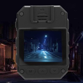 Cuifati Cámara Corporal con Audio y Vídeo Automático, Cámara Portátil NightVision 4K FHD, Detección de Movimiento, Grabación en Bucle, IP65 Resistente Al Agua, Grabadora de Vídeo