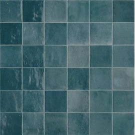 4x4 Zellige Ceramic Tile Eurasian Teal Wall Tile (45)