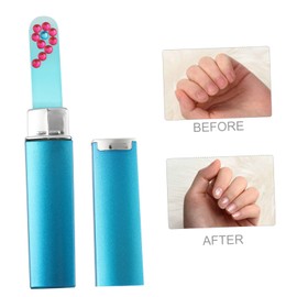 Baluue Professional Glass Nail File Kit Includes Case Manicure Files Nail Buffer for Grooming