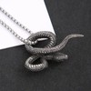 Snake Necklace for Women Snake Jewelry Bendable Snake Pendant Necklace