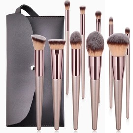 Makeup Brush, Makeup Set, Includes Makeup Pouch, Cosmetic Brush, High Quality Fiber Bristle, Super Soft, Multi-functional, Makeup Set, Concealer Brush, Eye Shadow Brush, Foundation Brush, For Everyday