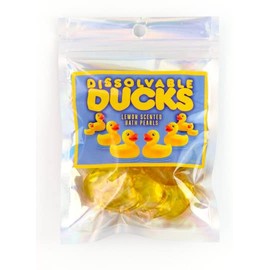 Bare Boutique Dissolvable Ducks. 10 Duck Shaped Bath Pearls. Lemon Scented. Ideal Duck Themed Gift, Advent Calendar Filler, Stocking Filler…