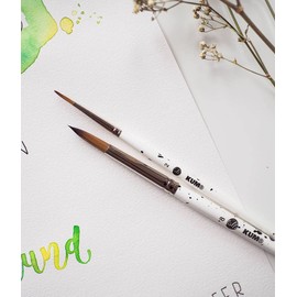 KUM 5143716 – Brush Set Frau Hölle, Loose Watercolour, 4 Brushes Spots