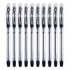 Gripper Ballpoint Pens, BLACK, Fine Point (0.5mm), Pack of 10,