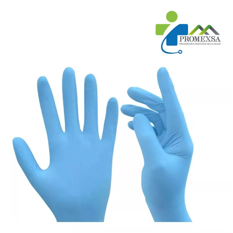 Derma Care Guante De Nitrilo Azul Talla Ch Derma Care