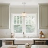 Osimir Brushed Nickel Pendant Lights Kitchen Island, 1-Light 5.9" Modern