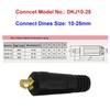 Amico EH-200A, 200-Amp/10-Feet Electric Electrode Holder Assembly, 10-25mm Dines Connector