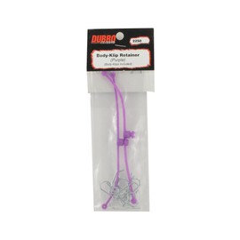 Dubro Products DUB2250 2250 Body Klip Retainers Purple (2)