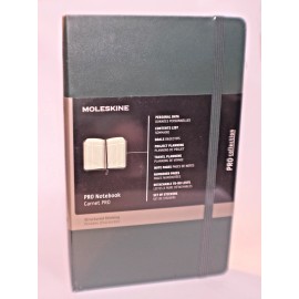 Moleskine NEW UNOPENED Moleskine PRO Notebook, Forest Green Hard Cover, Large (8.25x 5)