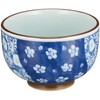 Saikaitoki 61677 Hasami Ware Tea Cup with Lid, Plum Pattern,