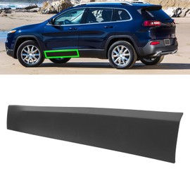 Yeeta Door Lower Molding Trim Fit for Jeep Cherokee 2014 2015 2016 2017 2018 2019 2020 2021 2022 Door Protective Molding Strip(Front Left/Driver Side)