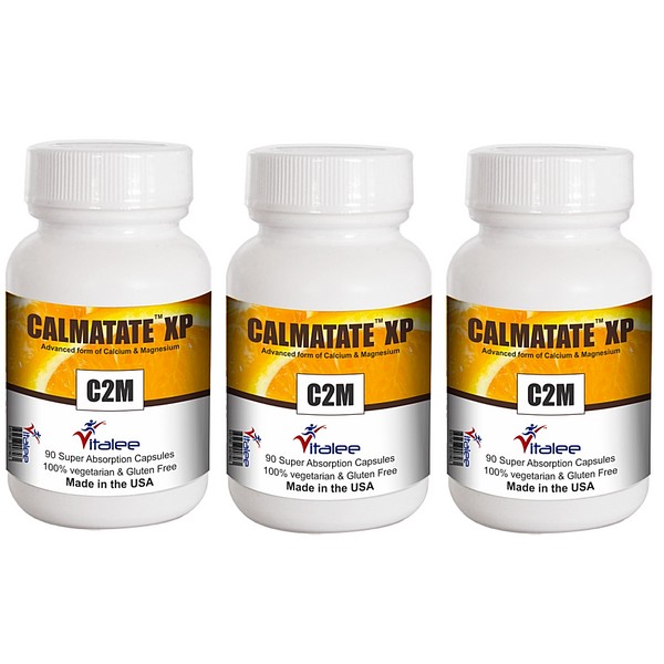 Calmatate XP-Super Absorbent Calcium and Magnesium Family Pack  (3x60ct )