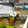 parpyon® Outdoor Washing Line 10m x Diameter 4.5mm Heavy Duty
