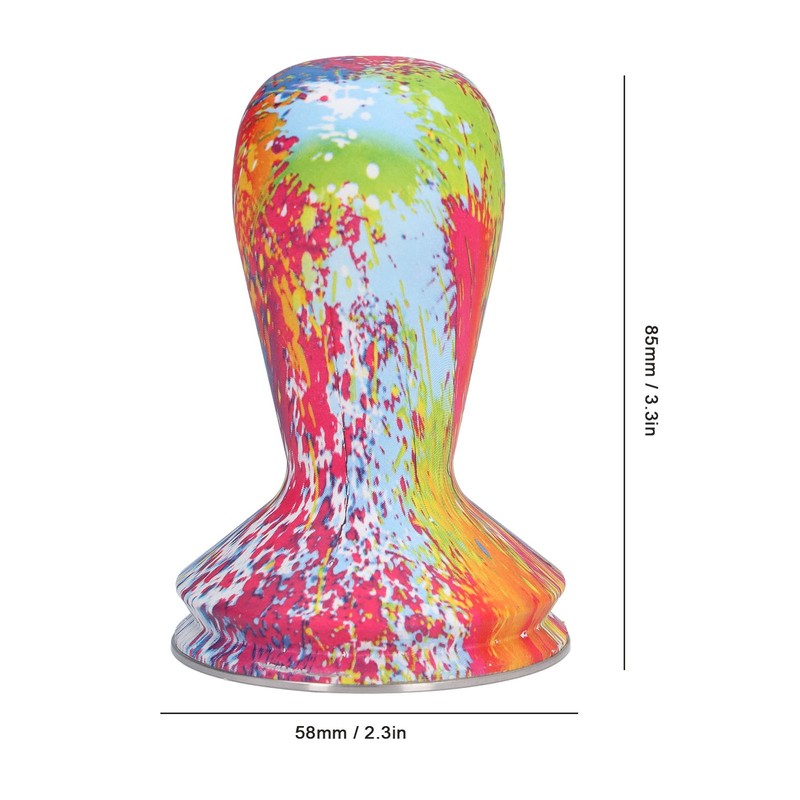 58mm Coffee Tamper Stainless Steel Color Painting Coffee Powder Press