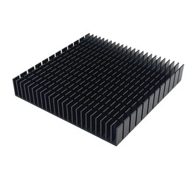 Awxlumv - Disipador de calor grande de aluminio de 120 mm, disipador de calor de 4.72 x 4.72 x 0.79 pulgadas, enfriador cuadrado para base de enfriamiento y fuente de alimentación, tarjeta gráfica IC,