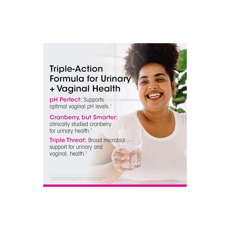 vH essentials Probiotics for Women with Prebiotics and Cranberry, 120