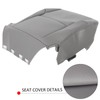 Driver Bottom Leather Seat Cover Gray for Toyota 2003-2009 4Runner