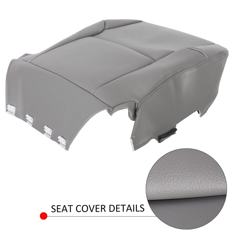 Driver Bottom Leather Seat Cover Gray for Toyota 2003-2009 4Runner
