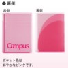 Kokuyo Note-623A-P Campus Notebook Cover, B5, With Pocket For Handouts,
