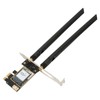 PCIe WiFi 6E Card 2.4G/5G/6Ghz Up to 2400Mbps Dual Antenna