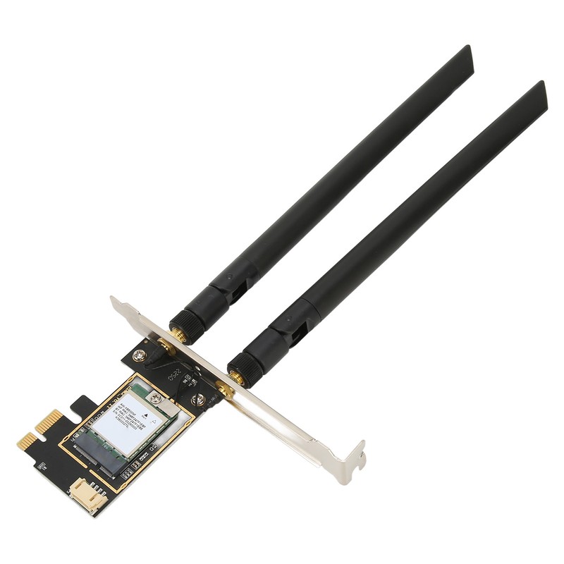 PCIe WiFi 6E Card 2.4G/5G/6Ghz Up to 2400Mbps Dual Antenna