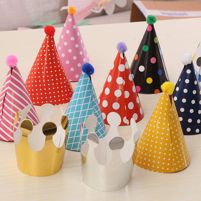 Birthday Hat Crown For Festival Birthday Party Set 11 Pcs