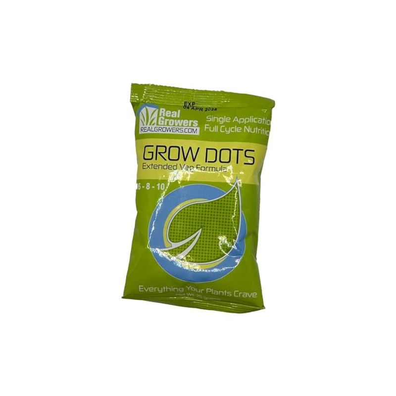Grow Dots Extended Veg Plant Food, Single-Application, Programmed-Release Plant Nutrient