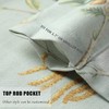 Leeva Tie up Shade Valance for Windows, Elegant Birds Pattern