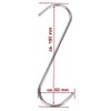 Beeketal 'FHB-5' butcher hook made of stainless steel with approx.