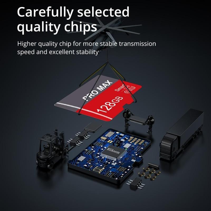 Micro SD Card, 1 Count 512GB/256GB/128GB Micro SD Card, Mini