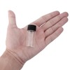 Cadbibe 10ml Clear Glass Vials with Screw Caps and Plastic